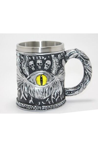 Mestore Mystical Dragon Eye 3D Embossed Stainless Steel Mug Alk4371