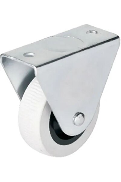 Mestore 105 - 50 Mm Fixed Gray PVC Wheels 4 Pieces