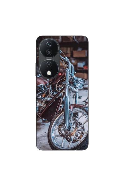 OEM Husa compatibila cu Honor X7b Silicon Gel Tpu Model Harley Garage
