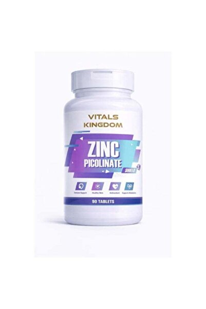 VITALS أقراص زنك بيكولينات 30 ملغ من فيتالز كينجدوم - 90 قرص