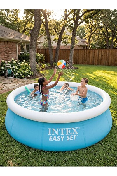 Z Store Blue Easy Set Kids Inflatable Pool Ø1.83 x 0.51 m – Intex