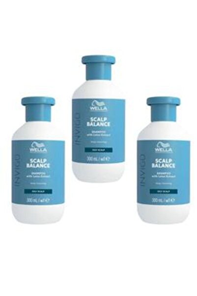 Wella Professionals Pachet 3 x Sampon pentru Curatare Profunda pentru Scalp G...