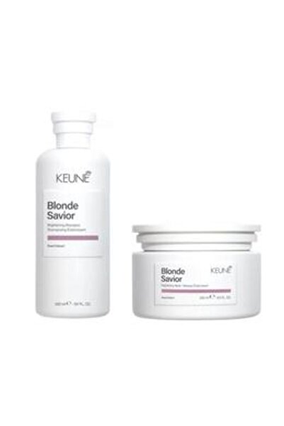Keune Pachet Iluminator pentru Par Blond - Blonde Savior Brightening: Sampon ...