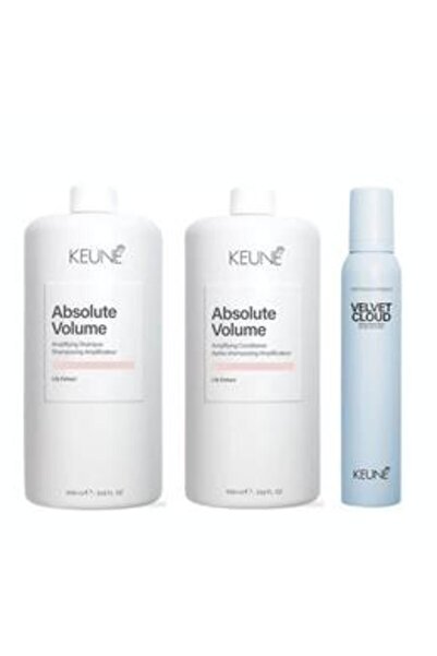 Keune Volume Pack - Absolute Volume Amplifying: Shampoo 1000 ml, Conditioner ...