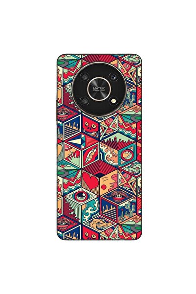 OEM Husa compatibila cu Honor X30 Silicon Gel Tpu Model Pop Art Geometric