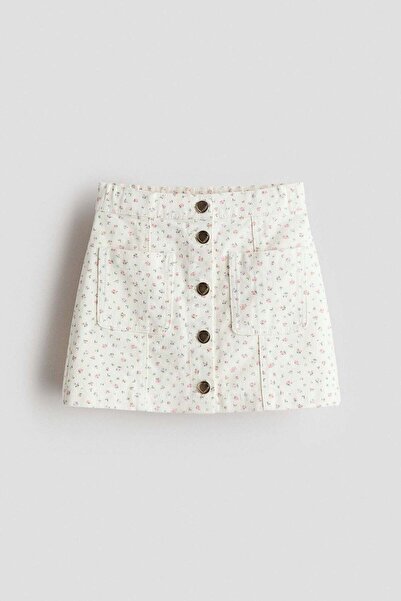 H&M Cotton twill skirt