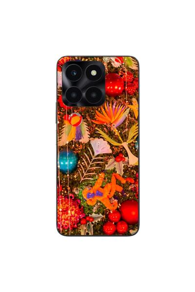 OEM Husa compatibila cu Honor X6a Silicon Gel Tpu Model Craciun Decor Brad Vi...