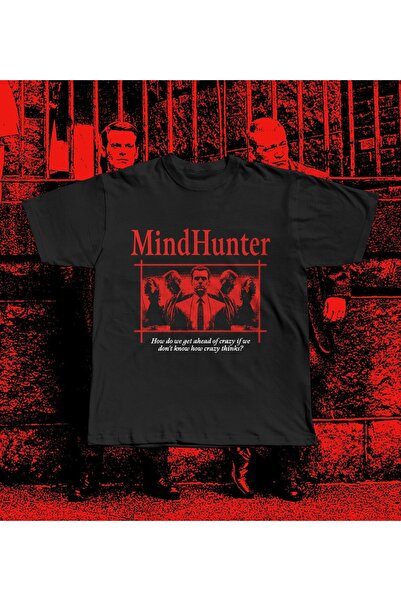Grafftee Clothing Μπλουζάκι Mindhunter με στάμπα, unisex, oversized