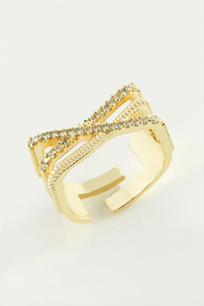 Marsilyan Nvdn- Three-Stripe Zircon Stone Ring Iegrs-Nvdn1