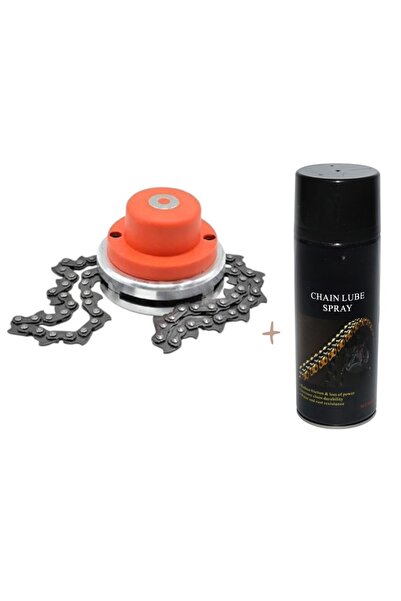 OEM Grass cutting chain adapted to trimmer + Chain Spray - electric or petrol...