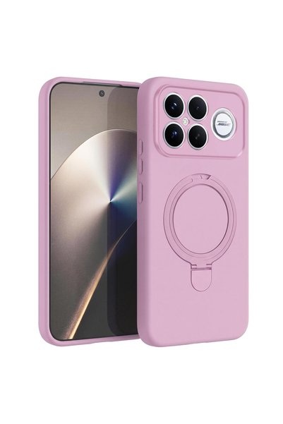 Microsonic حافظة أورا ستانت ماج سيف باللون الوردي متوافقة مع هاتف بوكو إف 8 أ...