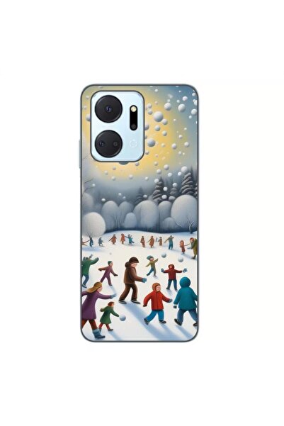 OEM Husa compatibila cu Honor X7a Silicon Gel Tpu Model Copii la Joaca Iarna