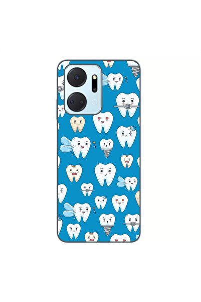 OEM Husa compatibila cu Honor X7a Silicon Gel Tpu Model Dentist Pattern