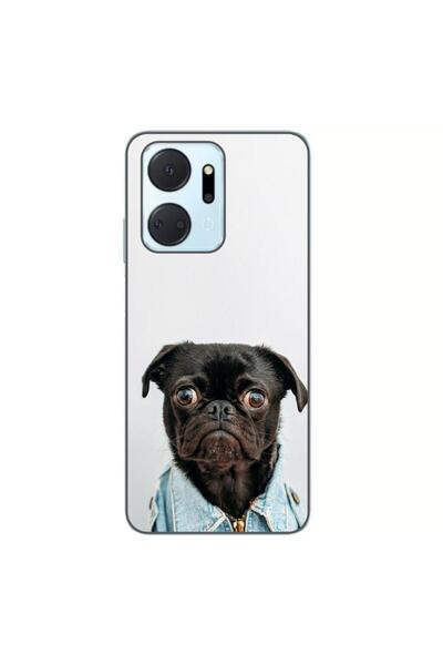 OEM Husa compatibila cu Honor X7a Silicon Gel Tpu Model Pug Fashion