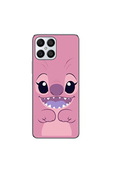 OEM Case compatible with Honor X8 Silicone Gel Tpu Pattern Stitch Angel Happy