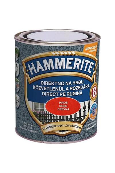 Hammerite Vopsea metalică, efect ciocănit 0.75 L, Hammerite, roșu / 5093552
