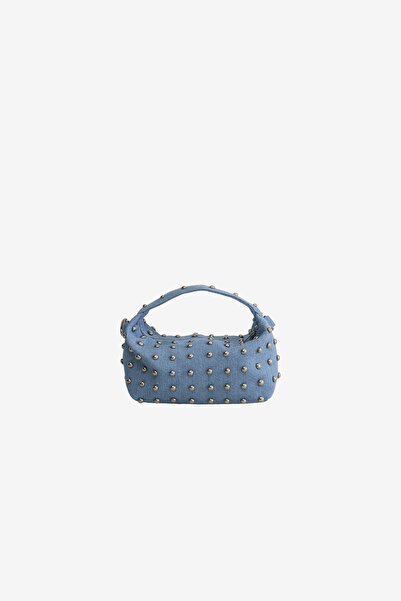 MARSEPTUN Aussie Mini Staple Detailed Light Denim Matte Bag