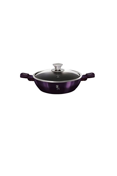 Berlinger Haus Ρηχή Κατσαρόλα με Καπάκι 24 cm από Αλουμίνιο, Purple Eclipse C...