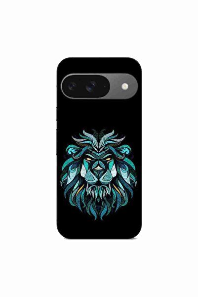 OEM Husa compatibila cu Google Pixel 9 Silicon Gel Tpu Model Abstract Lion