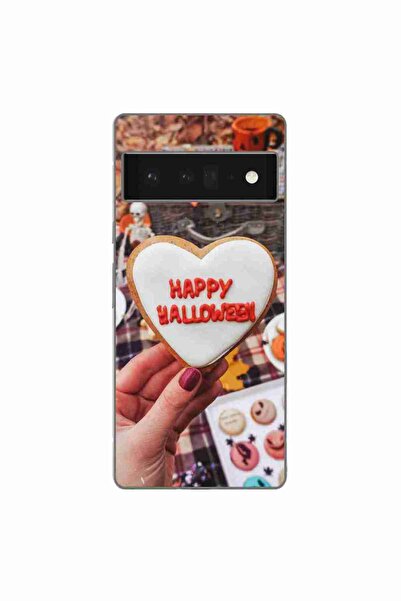 OEM Husa compatibila cu Google Pixel 6 Pro Silicon Gel Tpu Model Happy Hallow...