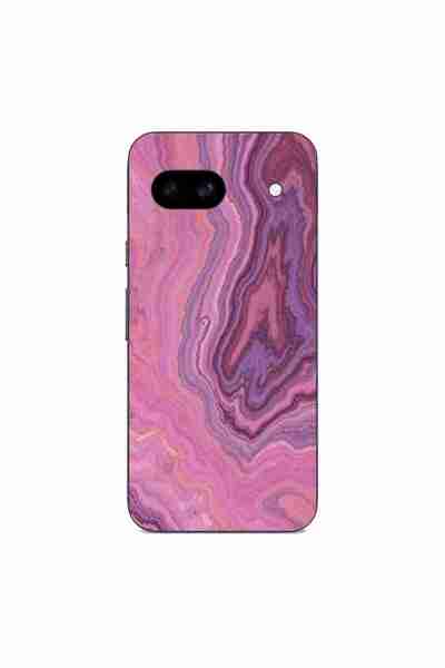 OEM Husa compatibila cu Google Pixel 8A Silicon Gel Tpu Model Pink Quartz Marble