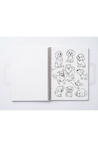 The Monarch Co Erasable and Washable Children's Painting Book - Reusable Portable Drawing Pad and Activity Set