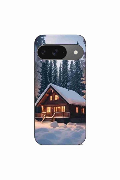 OEM Husa compatibila cu Google Pixel 9 Pro Silicon Gel Tpu Model Peisaj Iarna...