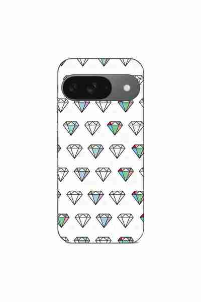 OEM Husa compatibila cu Google Pixel 9 Silicon Gel Tpu Model Diamonds Pattern...