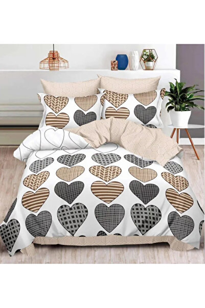 Pucioasa Set de lenjerie de pat Finet 6 piese, Hearts-R313