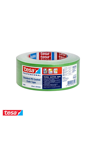 Tesa Green 4688 textile adhesive tape, water and abrasion resistant, 25m x 50...