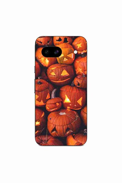 OEM Husa compatibila cu Google Pixel 8A Silicon Gel Tpu Model Halloween Dovle...