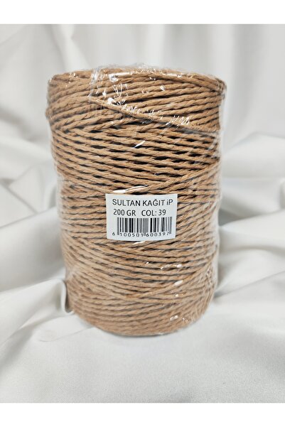 Sultan Ață de hârtie pentru tricotat manual 200gr.-240mt. (1 bucată) - Culoar...