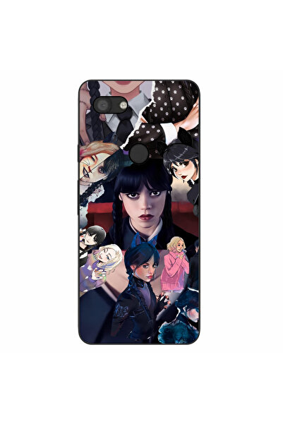OEM Husa compatibila cu Google Pixel 3A Silicon Gel Tpu Model Wednesday Addam...