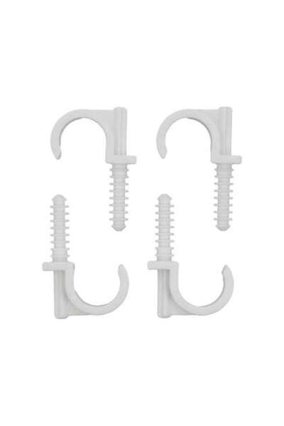Vorel Set 4 Cleme Simple Cu Montare Rapidă, Pentru Țevi 25Mm