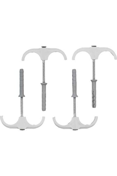 Vorel Set 4 Cârlige Duble, Cu Dibluri, Pentru Țevi 15-28Mm