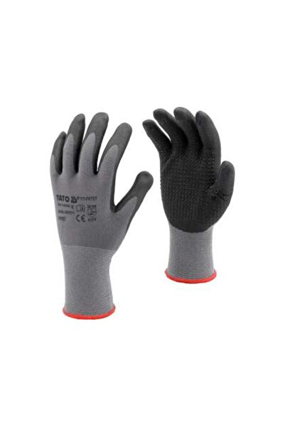 yato Nylon Protective Gloves, Size 10