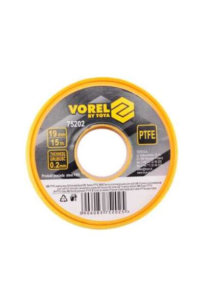 Vorel Bandă Ptfe, 19Mmx0,02Mmx15M