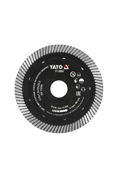 yato Disc diamantat, 115X22.2X1.3Mm