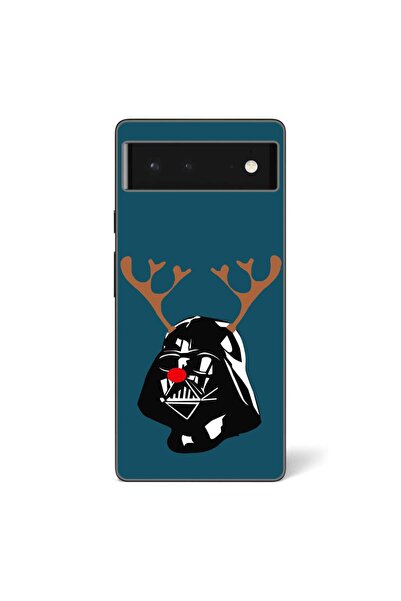 OEM Husa compatibila cu Google Pixel 6 Silicon Gel Tpu Model Craciun Darth Va...