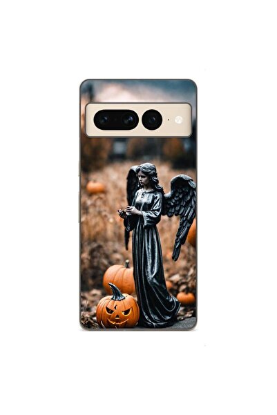 OEM Husa compatibila cu Google Pixel 7 Pro Silicon Gel Tpu Model Halloween Do...