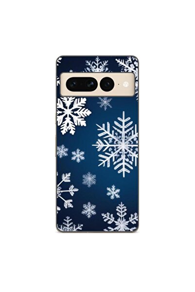 OEM Husa compatibila cu Google Pixel 7 Pro Silicon Gel Tpu Model Fulgi de Nea