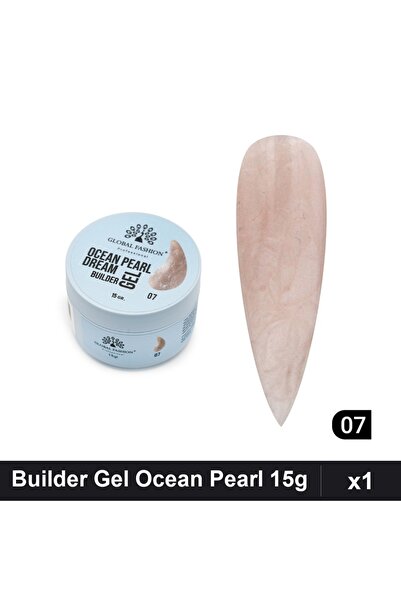 global fashion Builder Gel Ocean Pearl Dream Nr.07 15g, Constructie Unghii UV...