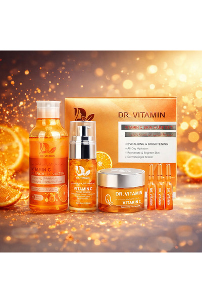 Dr.vitamin مجموعة دكتور فيتامين C لتفتيح وترطيب البشرة