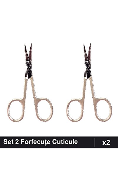 One Group Set 2 Forfecuțe Profesionale Cuticule One Group, Clești Unghiere Ma...