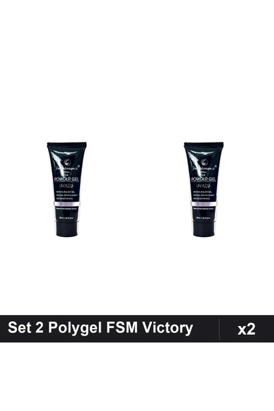 FSM Set 2 Polygel 30ml Victory Nr.14, Constructor Unghii, Gel UV/LED