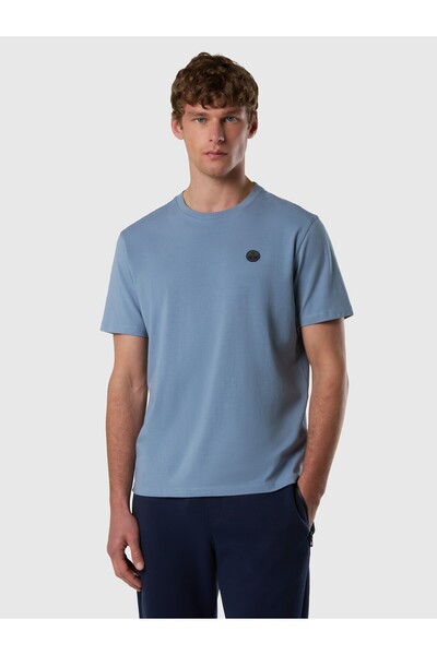 North Sails Regular Fit Stretchy Organic Cotton Men's Crew Neck T-Shirt