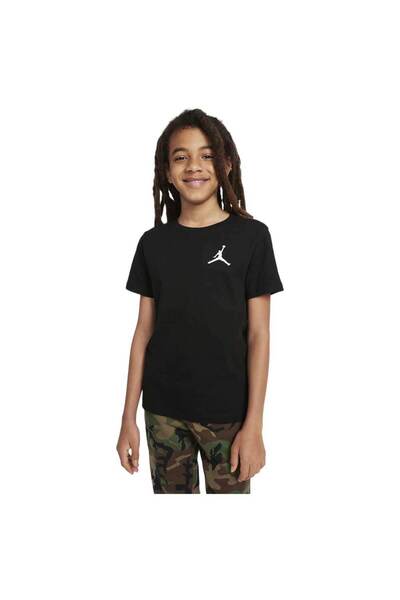 JORDAN Tricou brodat Jumpman Air cu mânecă scurtă pentru copii 10-12 ani / M