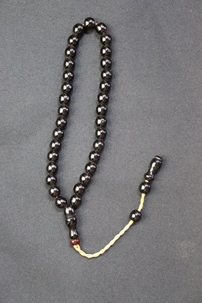 dnz DENİZ AHŞAP Master Workmanship Crimped Amber Prayer Beads