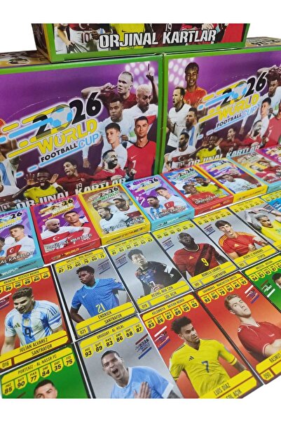 Emrah Gültekin 2026 Football Player Cards 20 Mini Boxes 120 Cards Set with To...