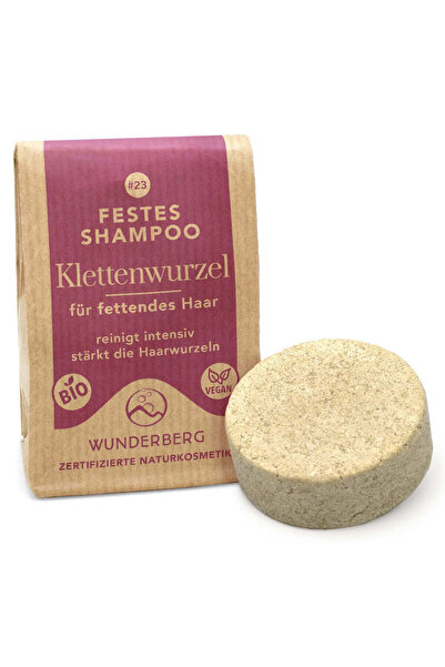 Bazar Bio Organic solid shampoo with burdock root, 48g Wunderberg